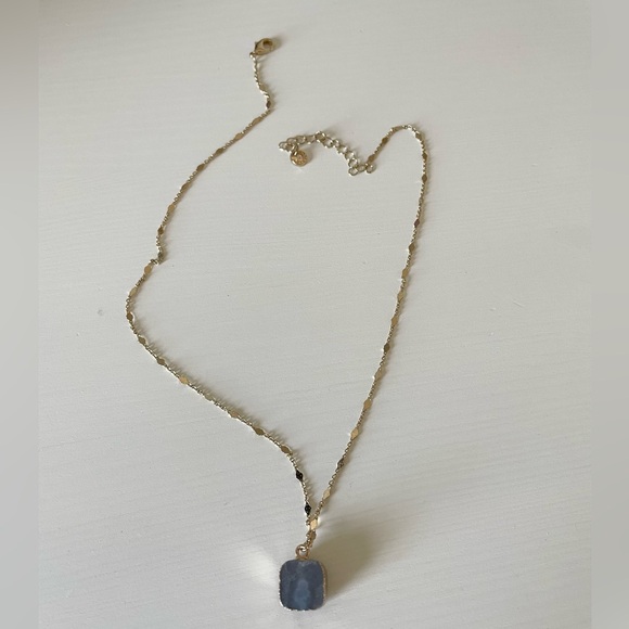 Halogen Drusy Pendant Necklace - Picture 7 of 11